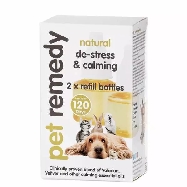 Pet Remedy täyttöpullot 2x40ml - Koiran feromonit ja rauhoittavat - 000753 - 3