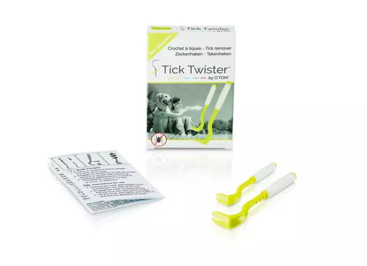 Punkinpoistajat 2kpl Tick Twister O'Tom - Koiran suojaus hyönteisiltä ja loisilta - 046963 - 1