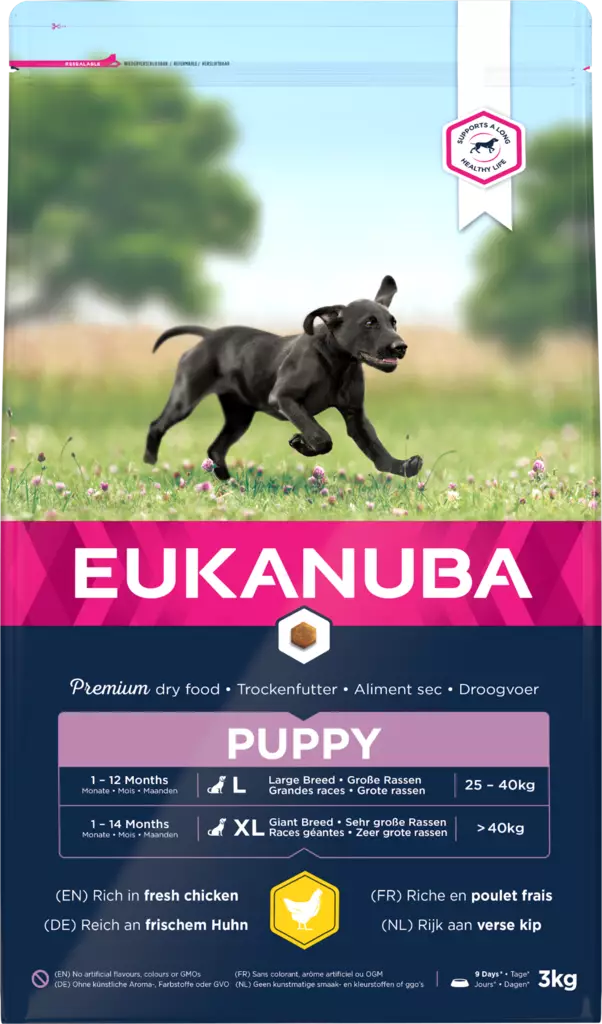 Puppy Large Eukanuba - Kuivaruoat pennuille ja kasvatukseen - 000183 - 2