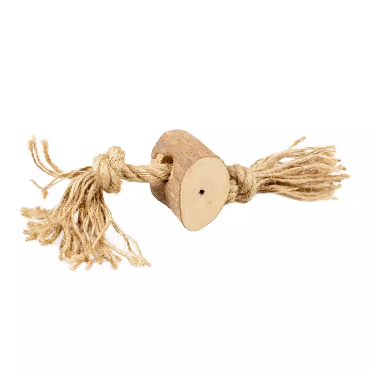 Purulelu köydellä ja kahvipuulla D&D - Koiran köysilelut - 048643 - 1