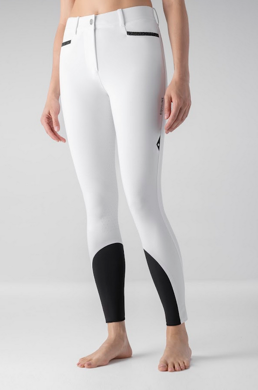 Ratsastushousut Gerzifh valkoinen Equiline - Ratsastushousut - 047083 - 1