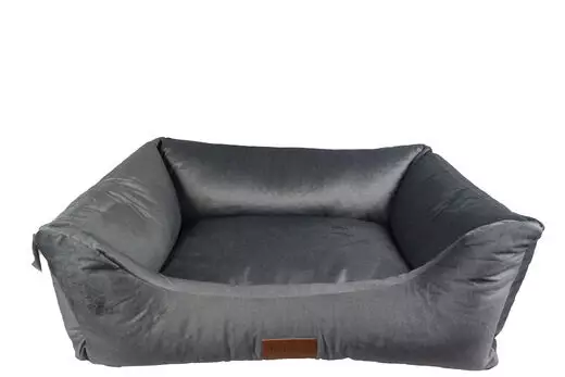 Reunapeti Luxus Vaimare harmaa Monolith85 Tujoma MemoryFoam - Koiran reunalliset pedit - 049683 - 1