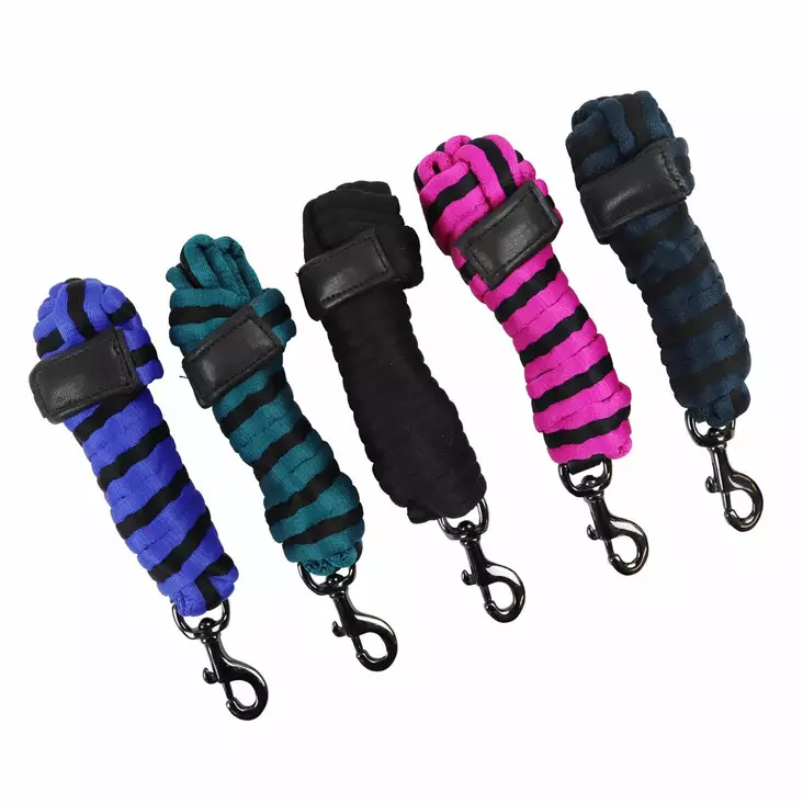 Riimunnaru Black Edition Soft käsilenkillä 2m Equitare - Hevosen nylonriimunarut - 046763 - 1