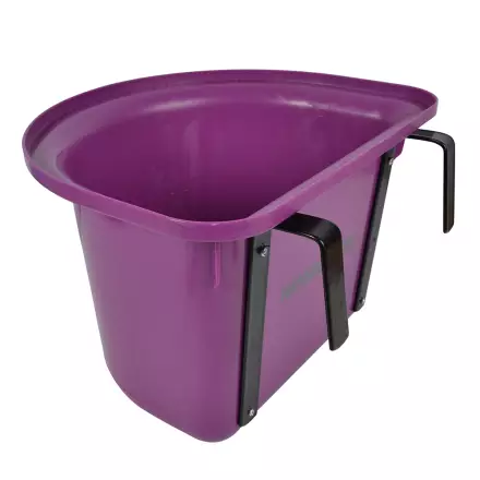Ruokinta-astia 14L pidikkeillä liila Hansbo Sport - Hevosen ruokinta-astiat ja ämpärit - 027923 - 1