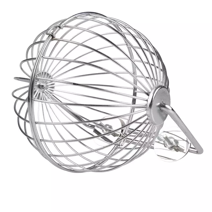Ruokintapallo kanoille 13x13cm metallia Duvo+ - Kotieläinten ruokinta-astiat ja ämpärit - 059653 - 1
