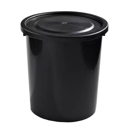 Säilytysastia 35L + kansi musta Willab - Kotieläinten ruokinta-astiat ja ämpärit - 005393 - 1