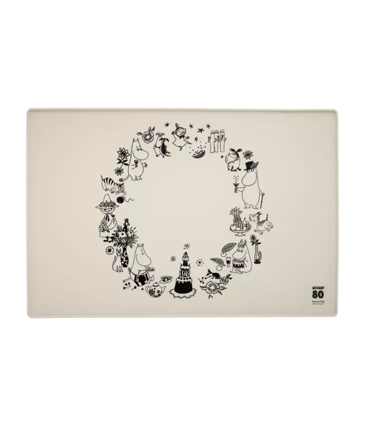 Silikonialusta Moomin for Pets Muumi 80 L beige Muurla - Koiran ruokinta-alustat - 054773 - 1