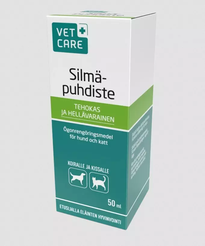 Silmäpuhdiste 60ml Vetcare - Koiran korvat ja silmät - 014053 - 2