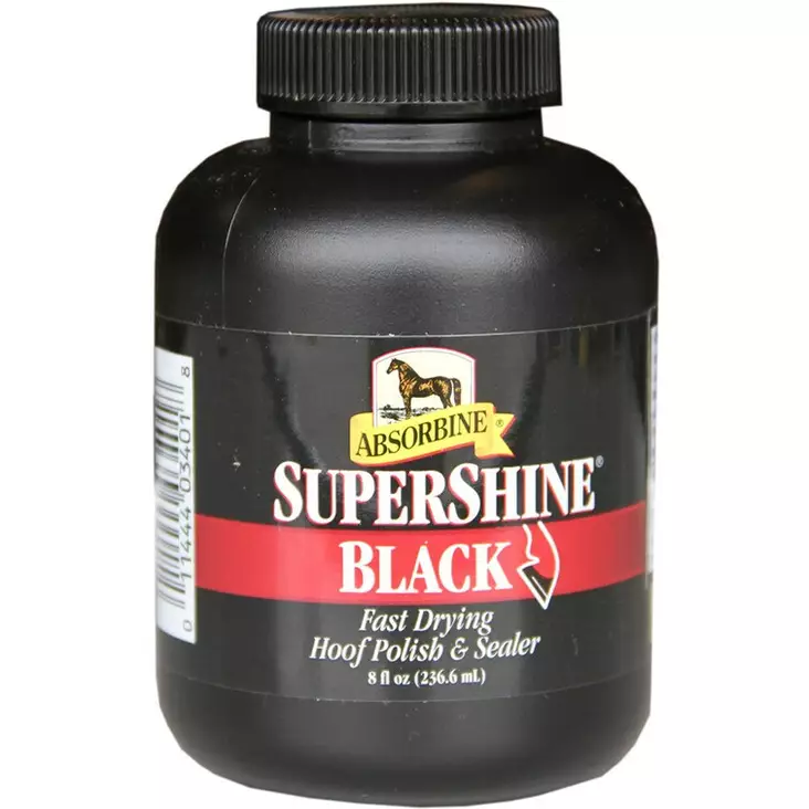 Supershine musta 236ml kaviot Absorbine - Hevosen kavionhoito - 011083 - 1