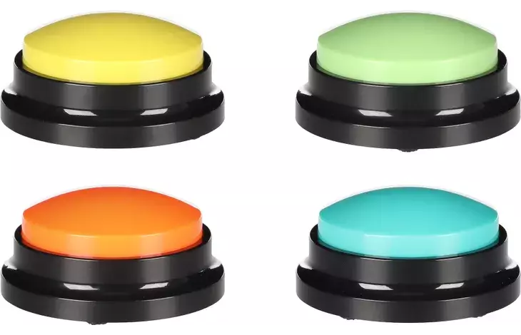 Tallentava äänipainike Karao KPL eri värejä Flamingo - Koiran erikoislelut - 050683 - 1