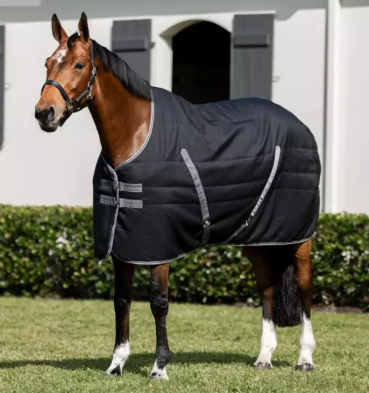 Talliloimi Rambo 1000D 100g Black/Thunderstorm Grey & Silver Horseware - Hevosen toppatalliloimet - 059563 - 1