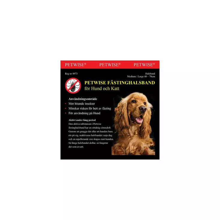 Tuoksupanta M/L yli 45cm Petwise - Koiran suojaus hyönteisiltä ja loisilta - 009013 - 1