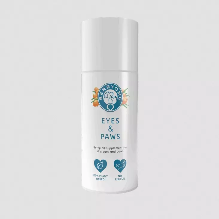 Tyrniöljy Eyes & Paws liquid 50ml BerryOMG - Koiran ravintoöljyt - 057233 - 1