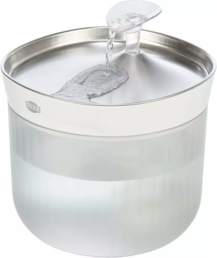 Vesiautomaatti Aqua Clear 2,5L valkoinen Trixie - Koiran ruokinta- ja vesiautomaatit - 060253 - 1