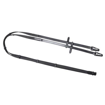 Ohjat Supergrip pikalukoilla musta SD - Ratsuhevosen ohjat ja apuohjat - 034684 - 1