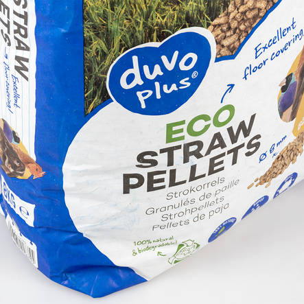Olkipelletti ECO 8mm vehnä 8kg Duvo+ - Pieneläinten kuivikkeet ja hiekat - 035424 - 2