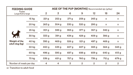 Original monster Puppy L / XL Chicken / Turkey - Kuivaruoat pennuille ja kasvatukseen - 025814 - 2