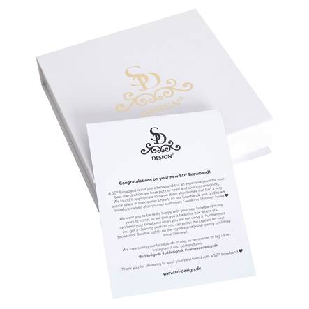 Otsapanta PONY L'Unique musta SD Design - Hevosen otsapannat - 030844 - 2