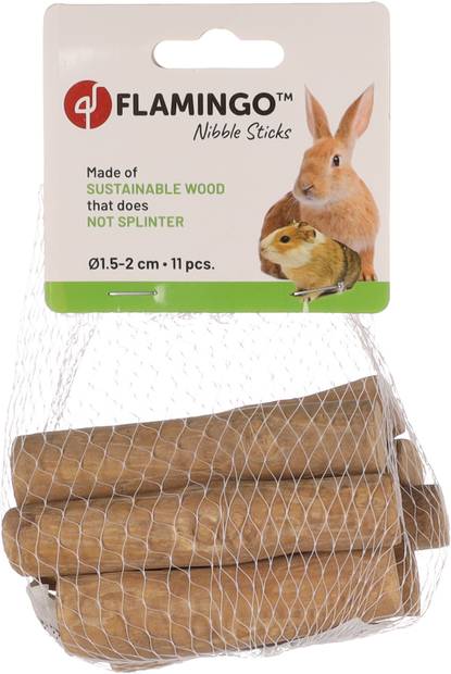 Purutikut Kahvipuuta 11kpl Flamingo - Pieneläinten herkut ja namipalat - 035644 - 2