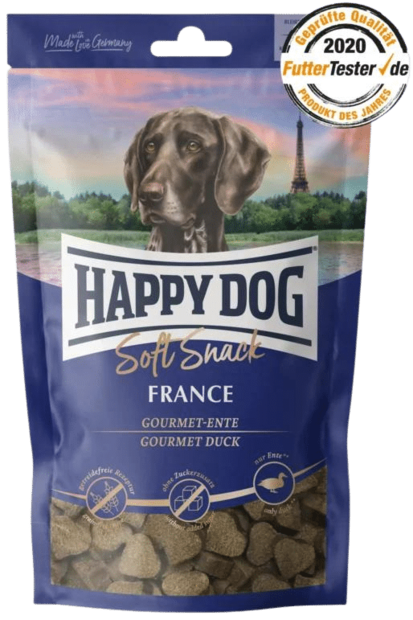 Soft Snack France 100g ankka Happy Dog - Koiran herkut ja makupalat - 018494 - 2