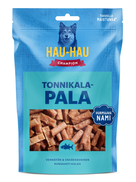 Tonnikalapala vehnätön 100g Hau Hau Champion - Koiran herkut ja makupalat - 036754 - 1