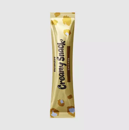 Creamy Snack Chicken (Kana) 6x15g monster cat - Kissan herkut ja makupalat - 059414 - 2