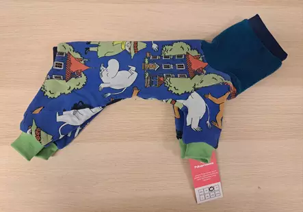 Trikoohaalari Muumi fleecevuorella S 31cm Pukuprinsessa - Koiran haalarit - 055894 - 2