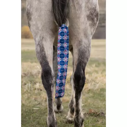 Häntäsuoja lycra Round Up tummansininen Schulz Equine - Hevosen kuljetus ja matkustaminen - 056644 - 1
