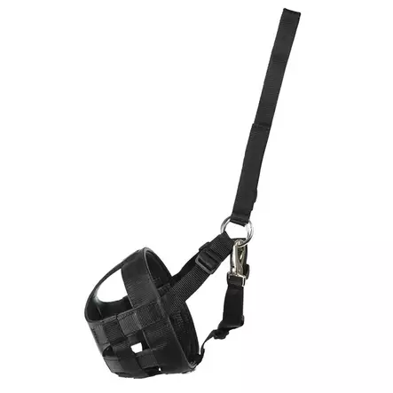 Hevosen kuonokoppa Airflow musta Hansbo Sport - Hevosen kuonokopat - 056594 - 1