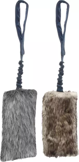 Karvapatukka Fauxtra Chaser joustokahvalla värimix 12x55cm Flamingo - Koiran pehmolelut - 055504 - 1