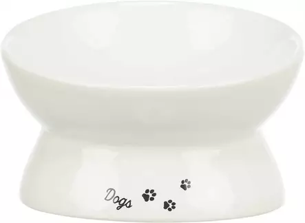 Keramiikkakuppi korotettu ø 17cm/3,5dl valkoinen Trixie - Koiran keramiikkakupit - 058004 - 1