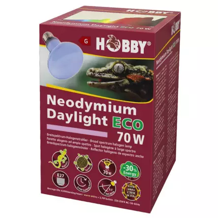 Lämpö-päivänvalolamppu Neodymium Daylight Eco UV-A 70W E27 Hobby - Terraarion tarvikkeet ja kuivikkeet - 060244 - 1