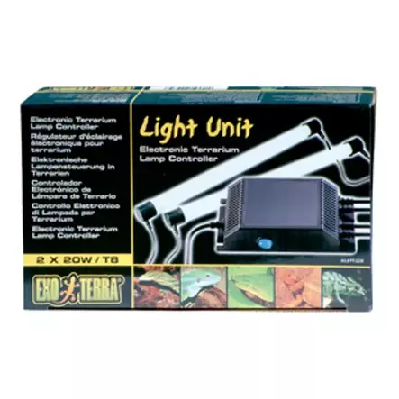 Loisteputken pidike Light Unit 2x20W Exo Terra - Koiran puruluut ja herkut - 041004 - 1