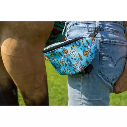 Pussukka Saddle Pak 20x12cm Turquoise Howdy Schulz Equine - Ratsastajan asusteet - 056364 - 2