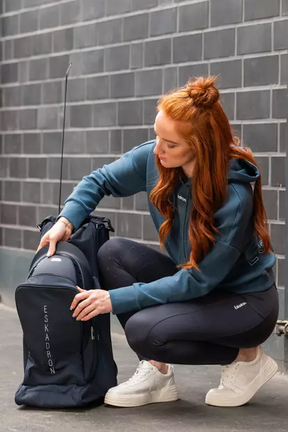 Saapas- ja kypäräkassi Softshell 60x20x35cm navy Eskadron - Ratsastuskypärät - 056074 - 2