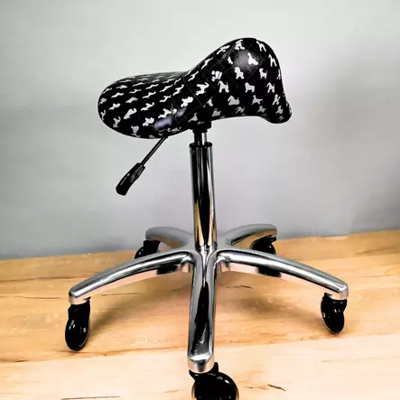 Satulatuoli Pro Comfort Rodeo K- Design rotukuviot Groom-X - Trimmauspöydät ja tarvikkeet - 057184 - 2