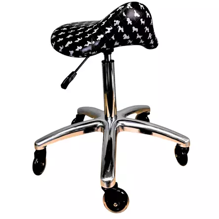 Satulatuoli Pro Comfort Rodeo K- Design rotukuviot Groom-X - Trimmauspöydät ja tarvikkeet - 057184 - 1