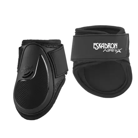 Vuohissuojat Air-Flex Classic tarrakiinnitys musta Eskadron - Hevosen vuohis- ja hivutussuojat - 057824 - 1