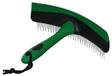 Kuivauslasta + kampa 26cm vihreä Holland Animal Care Excellent - Hevosen kuivausviilat ja kuivaimet - 024464 - 1