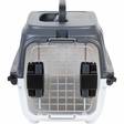Kuljetusboxi harmaa-valkoinen Travel Pet - Koiran muoviboxit - 016144 - 2