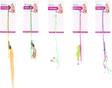Leikitin Cat Dangler 30cm mix Flamingo - Kissan huiskat ja onkilelut - 035184 - 1