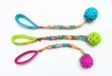 Motivointilelu Crackle Basic 45cm joustokahvalla M värimix Dog's Craft - Motivointipatukat, -pallot, purutyynyt - 039674 - 1