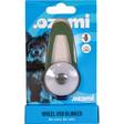 Vilkkuvalo Wheel Blinker silikonilenkillä vihreä 9x4cm Ozami - Koiran heijastimet ja turvavalot - 028094 - 2