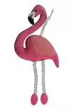 Hevoslelu Flamingo 82cm vaaleanpunainen HKM-sports - Hevosen lelut ja aktivointi - 055774 - 1