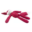 Rapiseva pehmokettu täyttöaukolla 42x37x7cm fuksia Duvo+ - Koiran pehmolelut - 054914 - 1