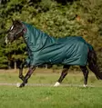 Sadeloimi Amigo Ripstop irrotettavalla kaulakappaleella 900D Plus 0g dynasty green/navy & silver Horseware - Hevosen toppaloimet ulkoiluun - 059384 - 8