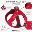Valjas classic red Comfort Walk Go Dog Copenhagen - Koiran Y-valjaat - 051624 - 4