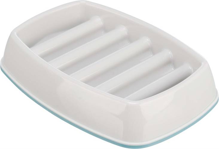 Ahmijakuppi muovia 0,25L 21x14cm harmaa Trixie - Aktivoivat ja ahmimisenesto ruokakupit - 033524 - 1