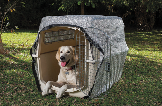 Aurinkosuojapeitto 2,1x1,8m foliopunos PetNation - Koiran viilentävät tuotteet - 023784 - 1