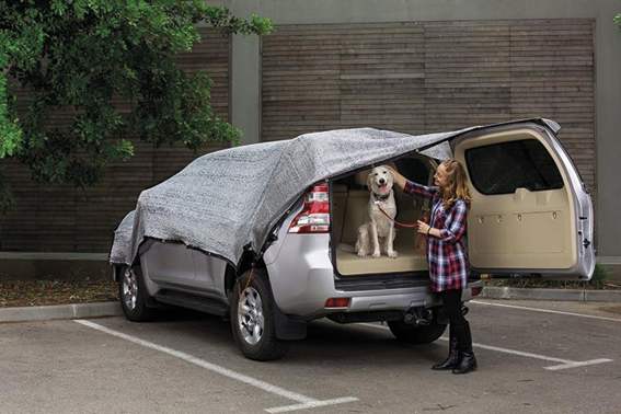 Aurinkosuojapeitto 3,6x1,8m foliopunos PetNation - Koiran viilentävät tuotteet - 014294 - 1